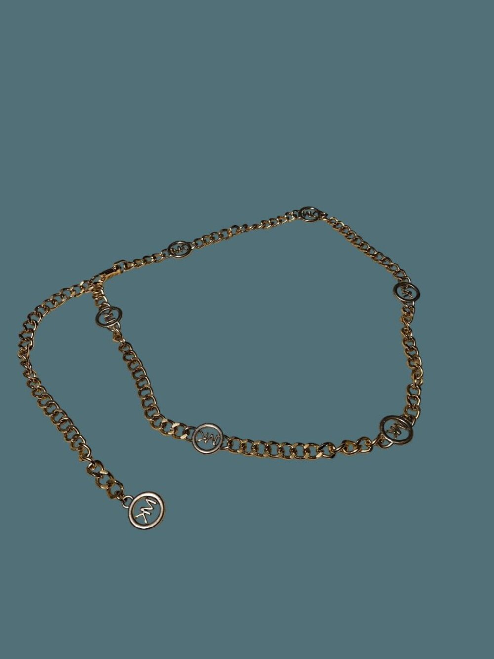 Michael Kors Gold & Silver Adjustable Chain Belt - Picture 4 of 8